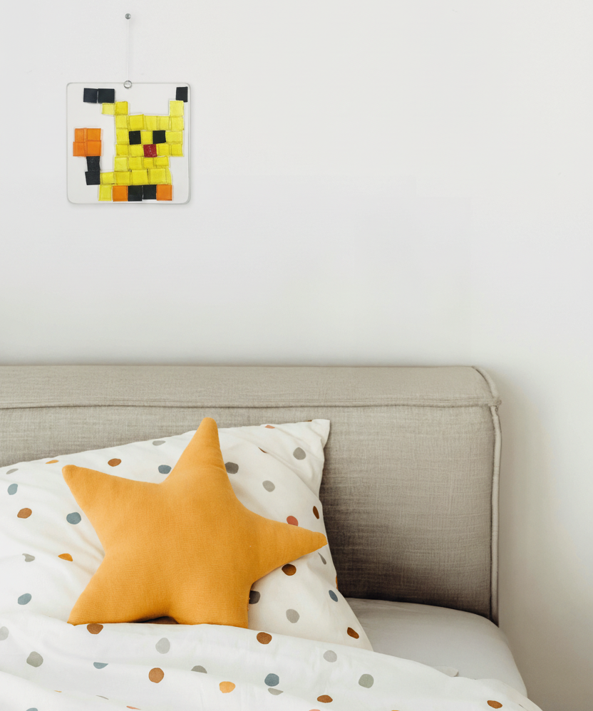 Chambre avec mosaïque Pikachu